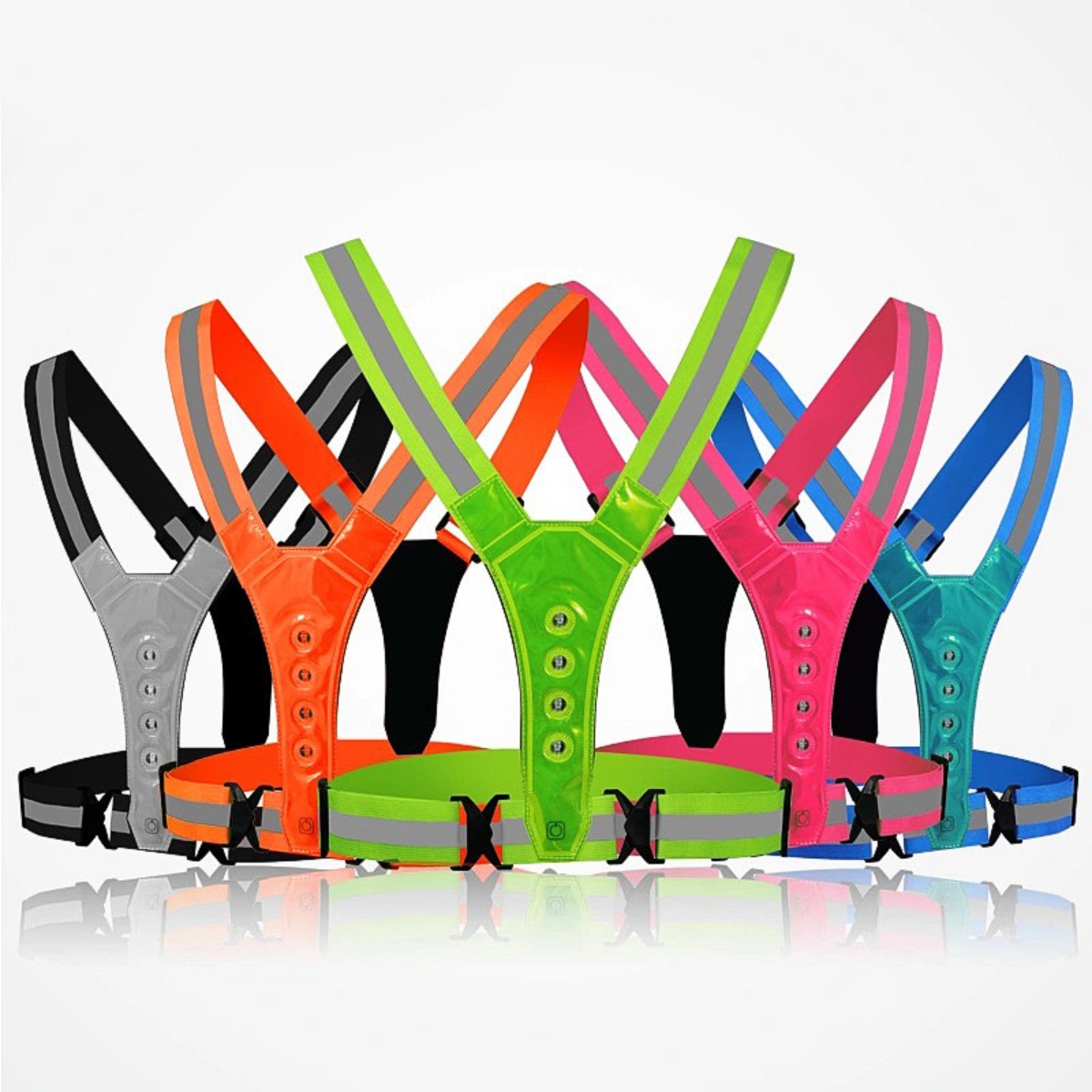 Cycling Gear For Women - Adjustable LED Running & Cycling Safety