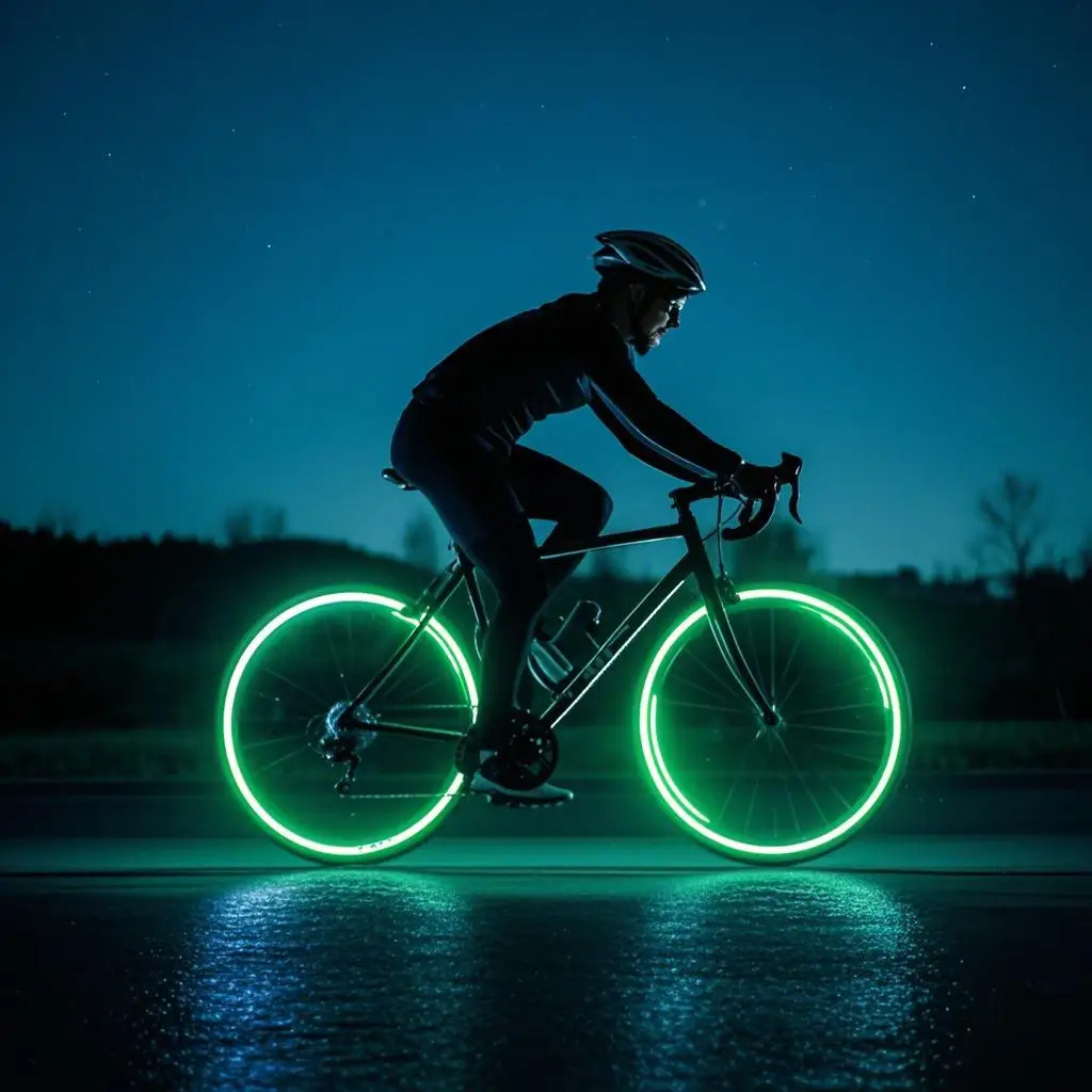 Cycling Gear Stand - Glow in the Dark Reflective Stickers