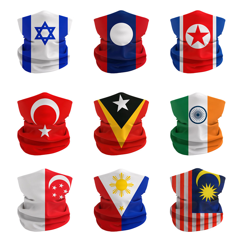 Philippines Cycling Gear - Asian National Flags Printed Bandana Israel