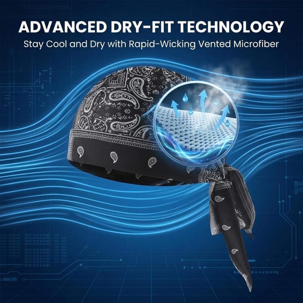 1-5pcs Cooling Skull Cap Helme - Aero Cycling Helmet review and price