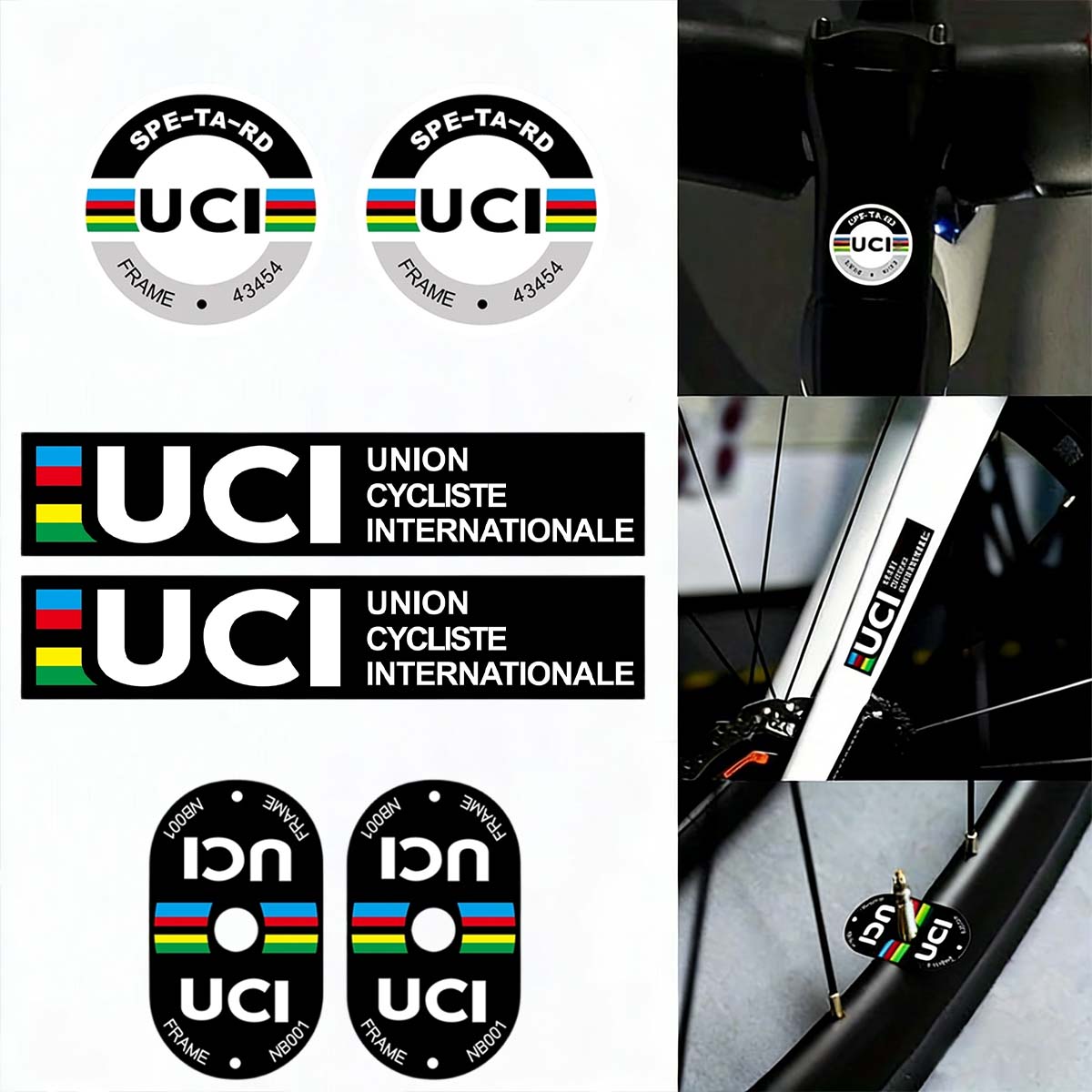 UCI Cycling Frame Stickers Dur - Aero Cycling Helmet review and price