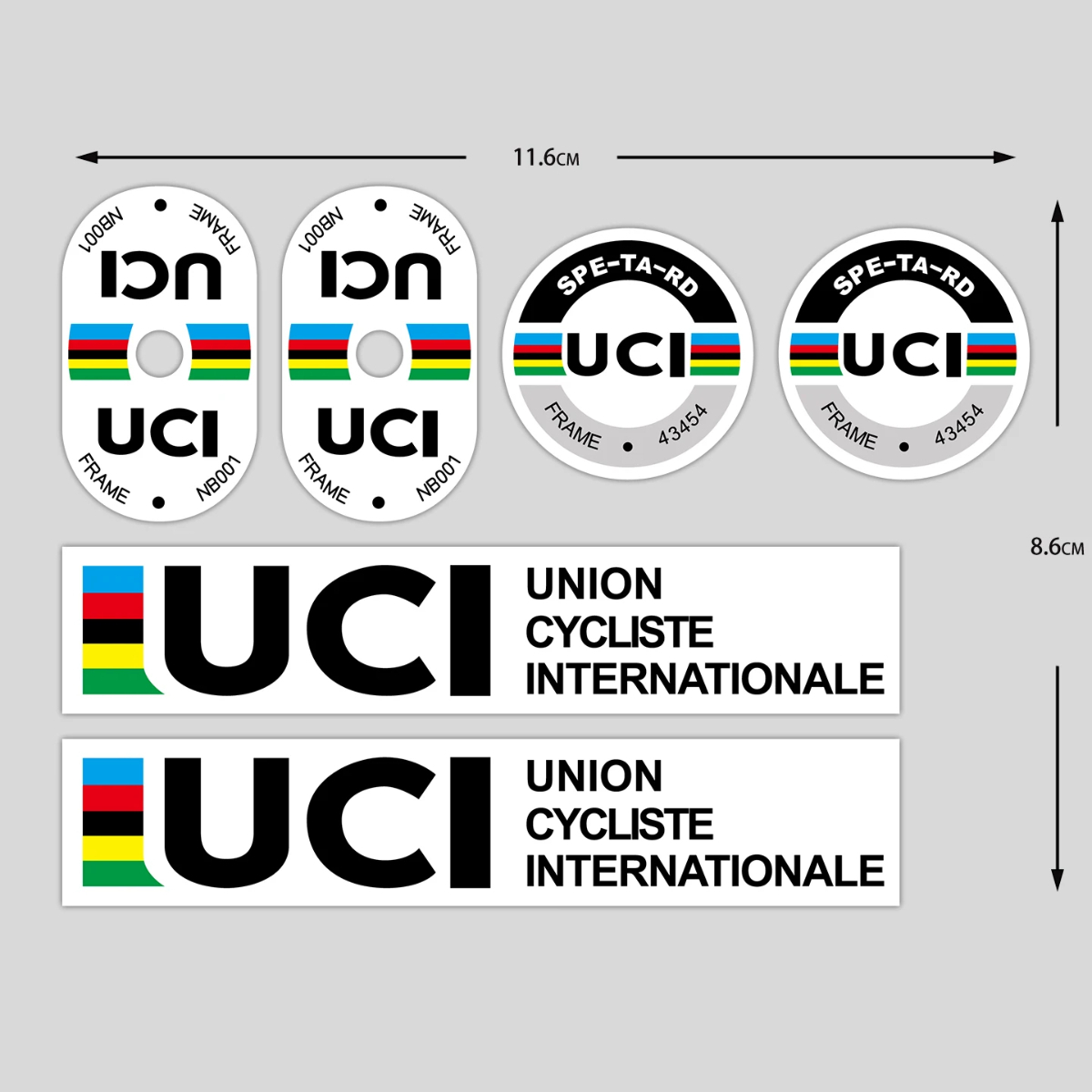 UCI Cycling Frame Stickers Dur - Aero Cycling Helmet review and price