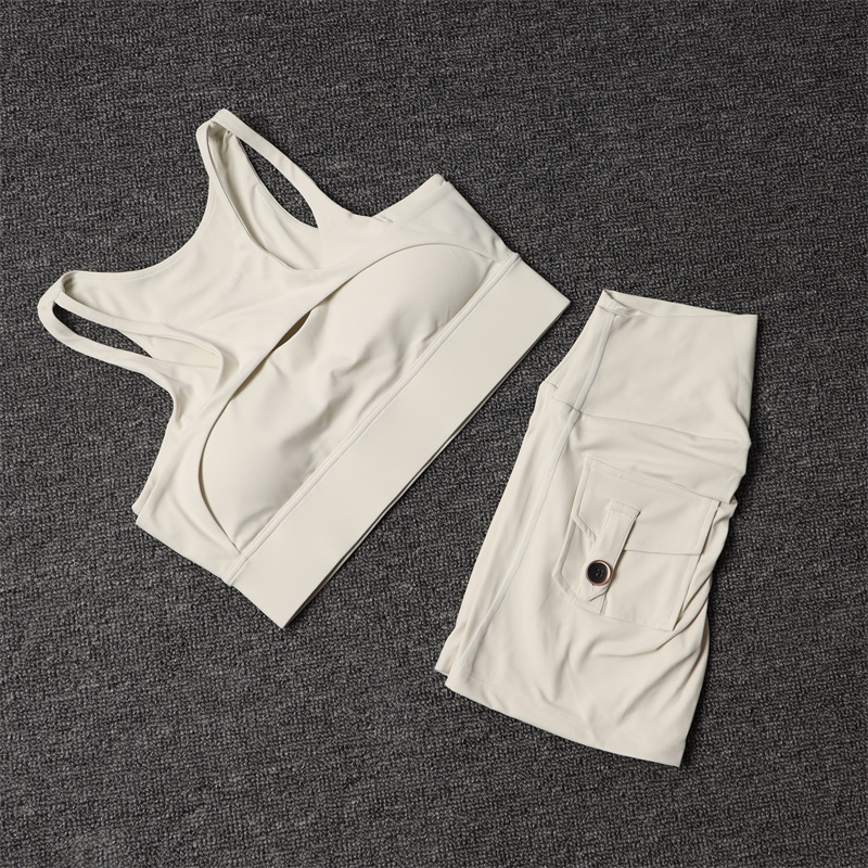 Fitness Shorts Yoga Sets Women - Cycling Gear For Women review and price