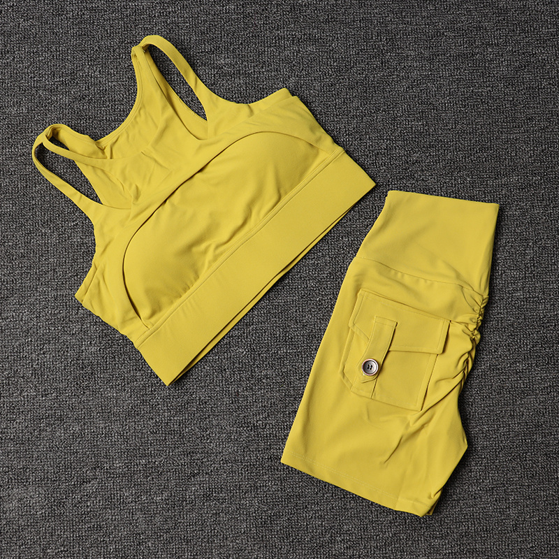 Fitness Shorts Yoga Sets Women - Cycling Gear For Women review and price