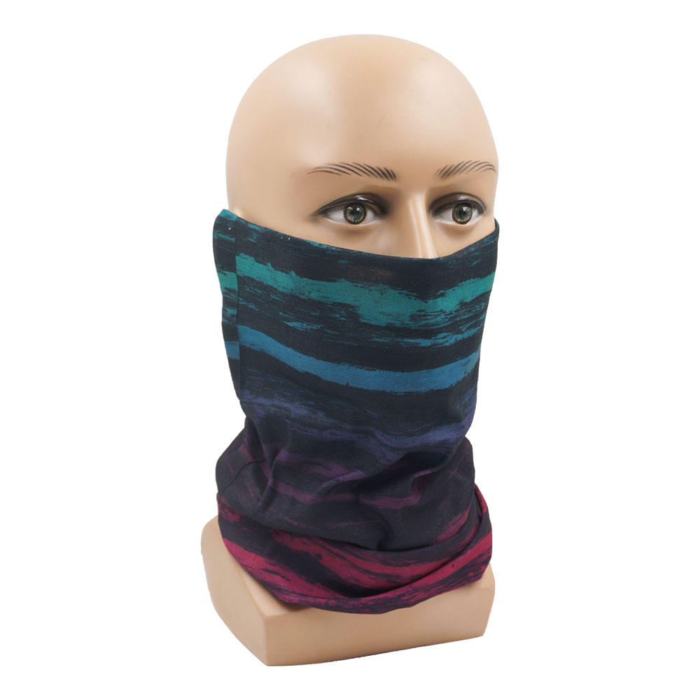 Tie-Dye Stripes Pattern Neckch - Cycling Gear For Women review and price
