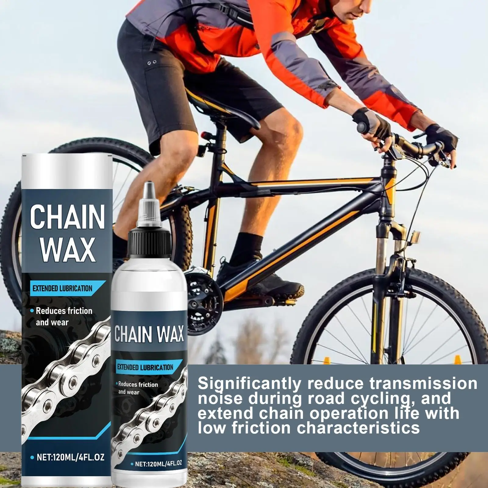 120ml Wax Based Bike Chain Lub - Bike Chain Cleaner review and price