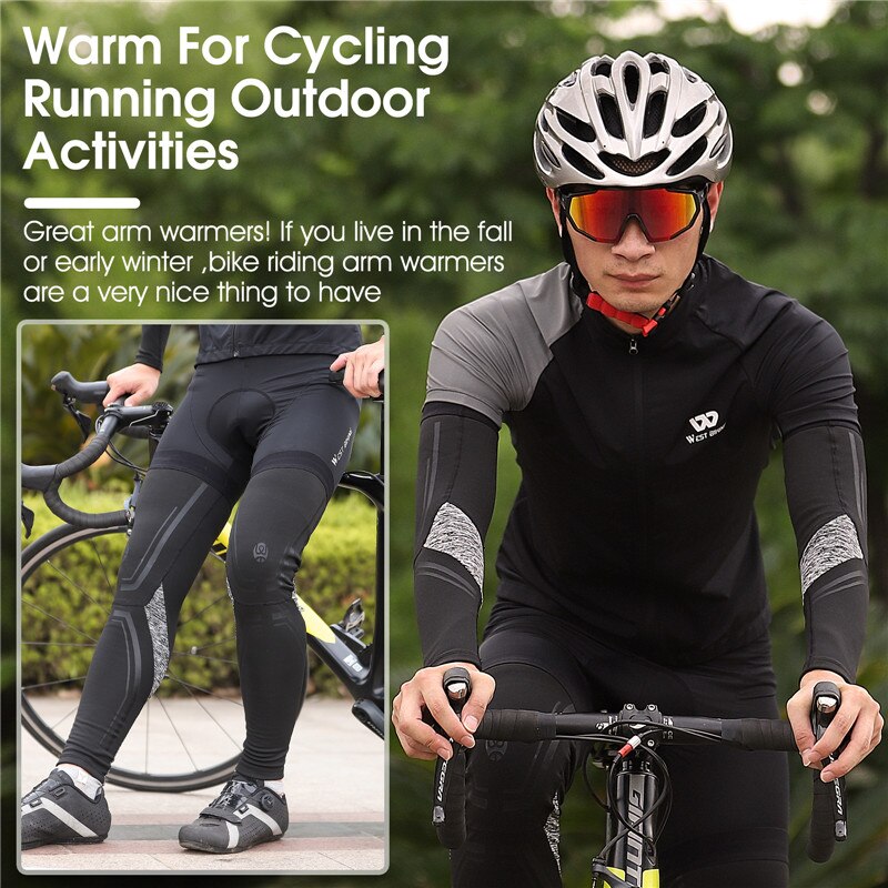 WEST BIKING Warm Leg Sleeves R - Cycling Gear Lycra review and price