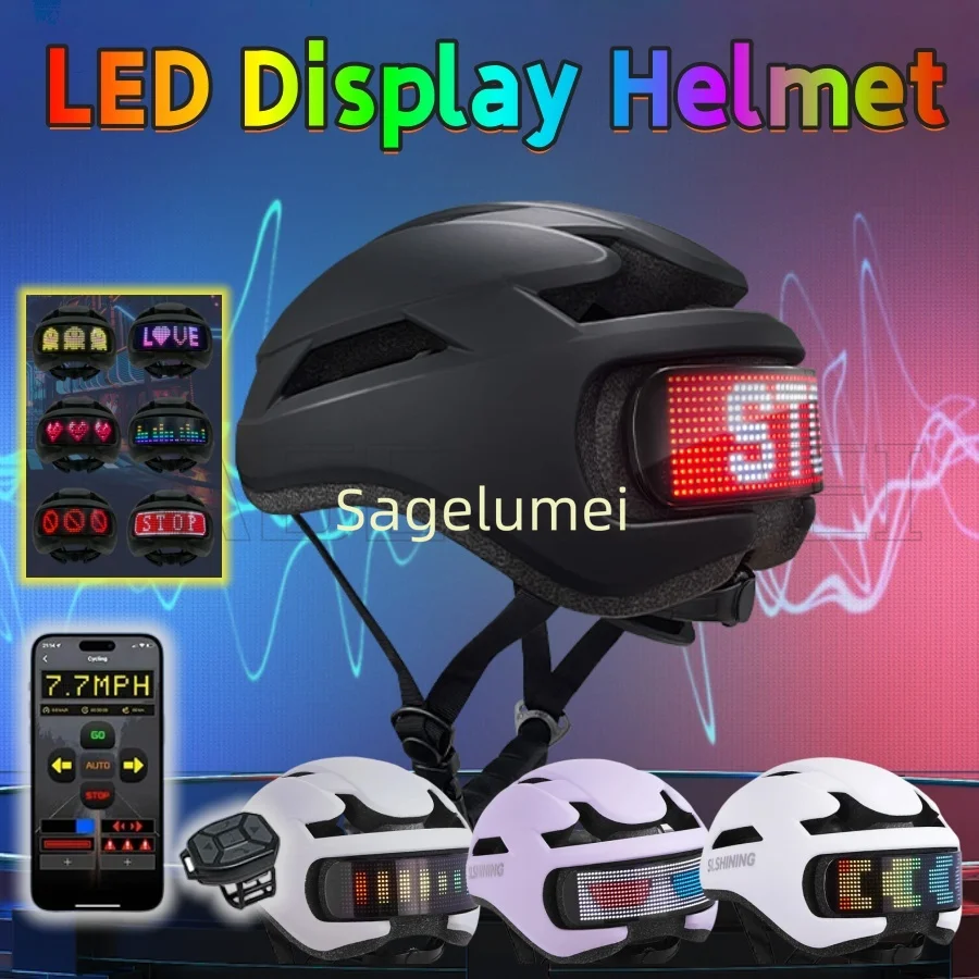 Adult LED display screen taill - Aero Cycling Helmet review and price